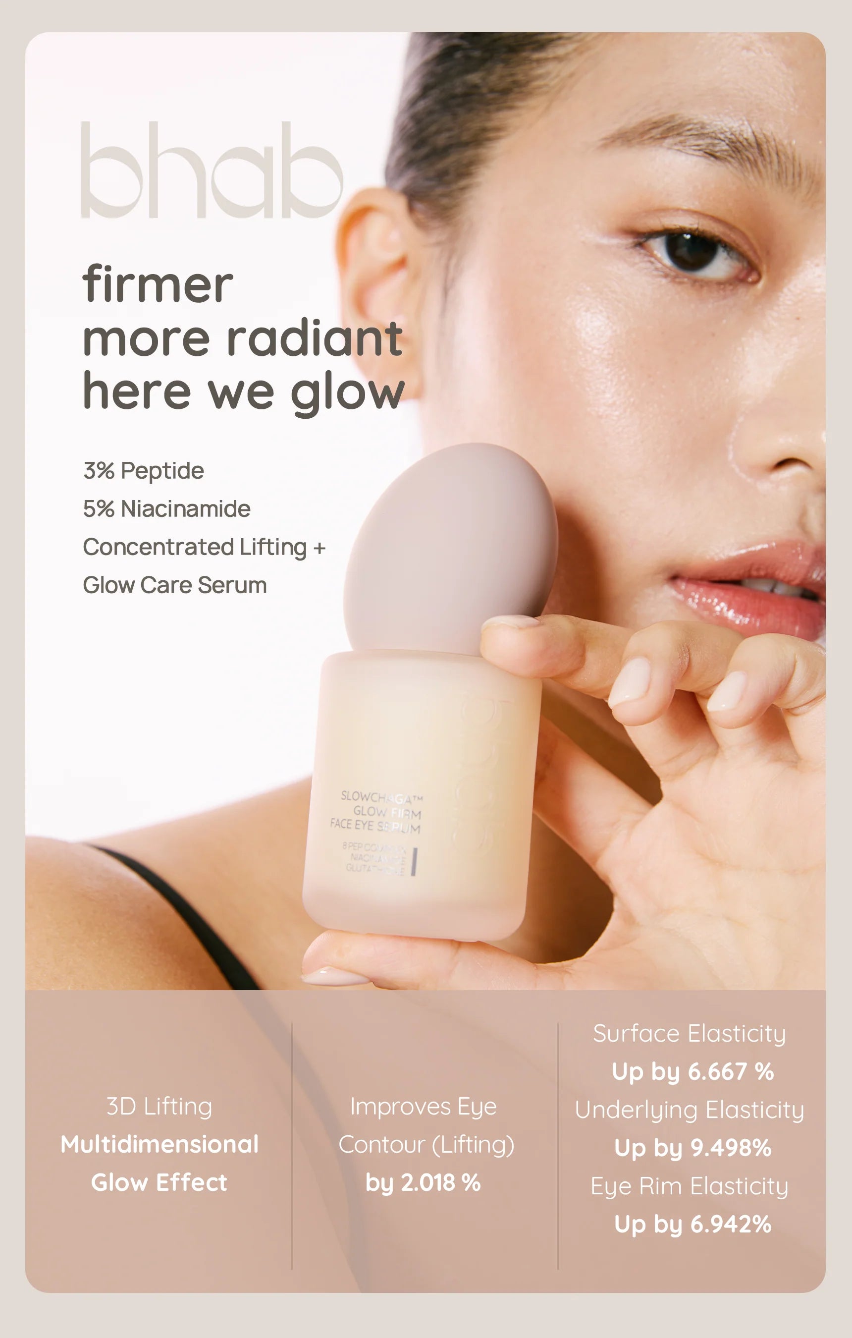 bhab Slowchaga Hydra Calm Face Eye Serum 50ml