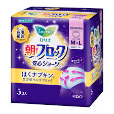 KAO Laurier Sanitary Napkin Super Guard Shorts M L Size 8Pack