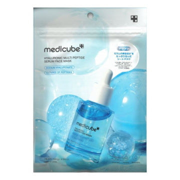 [JAPAN Version]MEDICUBE Hyaluronic Multi Peptide Serum Face Mask 7 Sheets