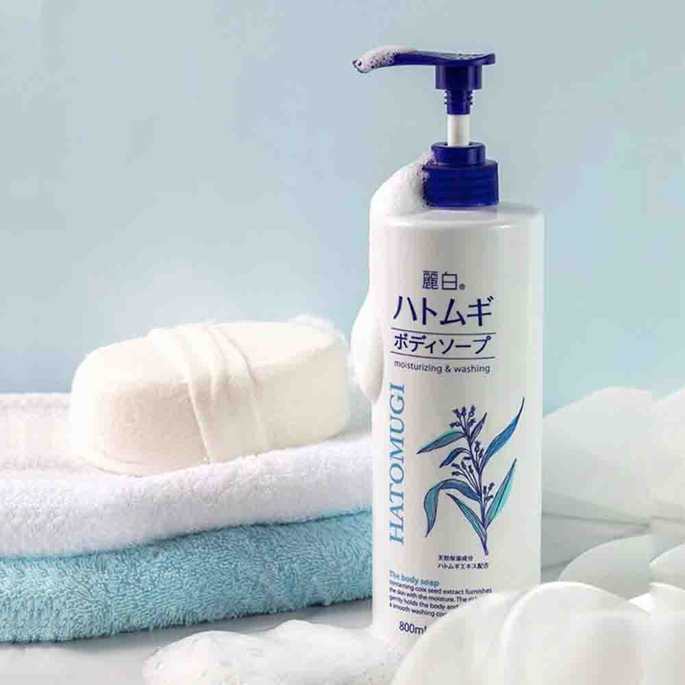 KUMANO Hatomugi Moisturizing & Conditioning Body Soap 800ml