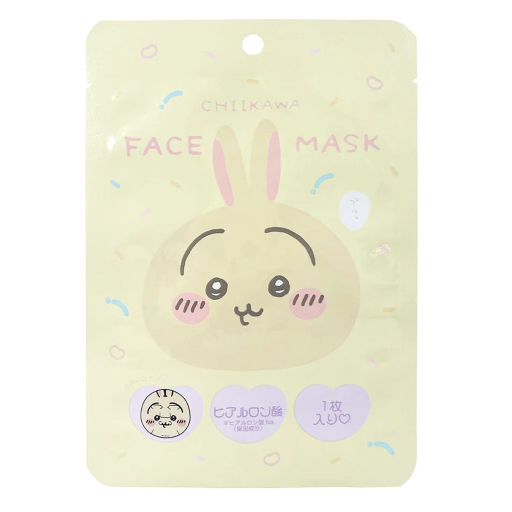 SHOBIDO Chiikawa Expression Hyaluronic Acid Moisturizing Mask Mask (Usagi)