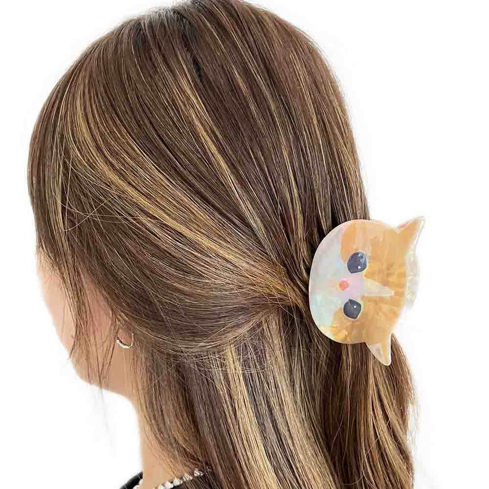 Mofusand Pearl Acrylic Hair Claw Clip - Cat