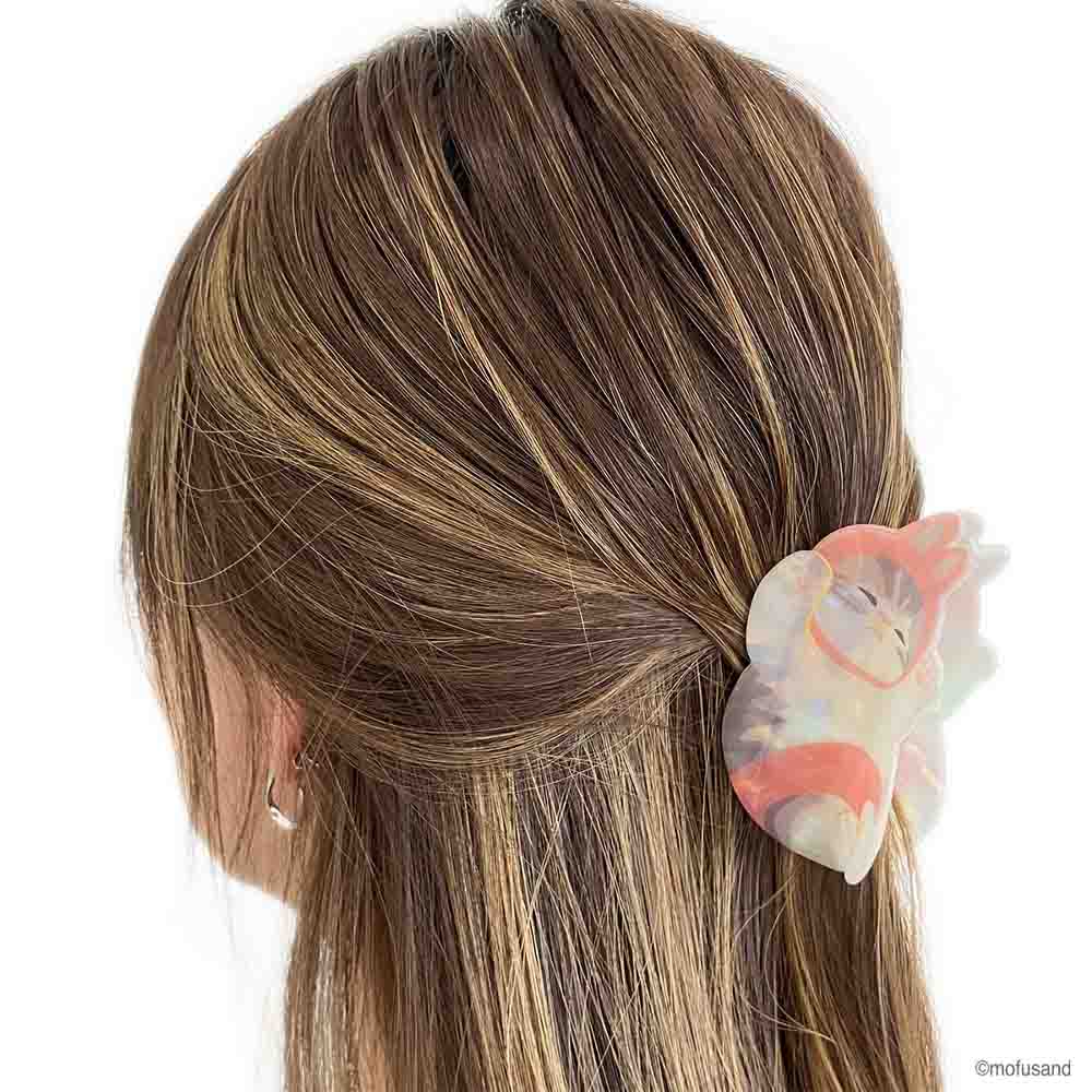 Mofusand Pearl Acrylic Hair Claw Clip - Cat : Rabbit Baby Nyan