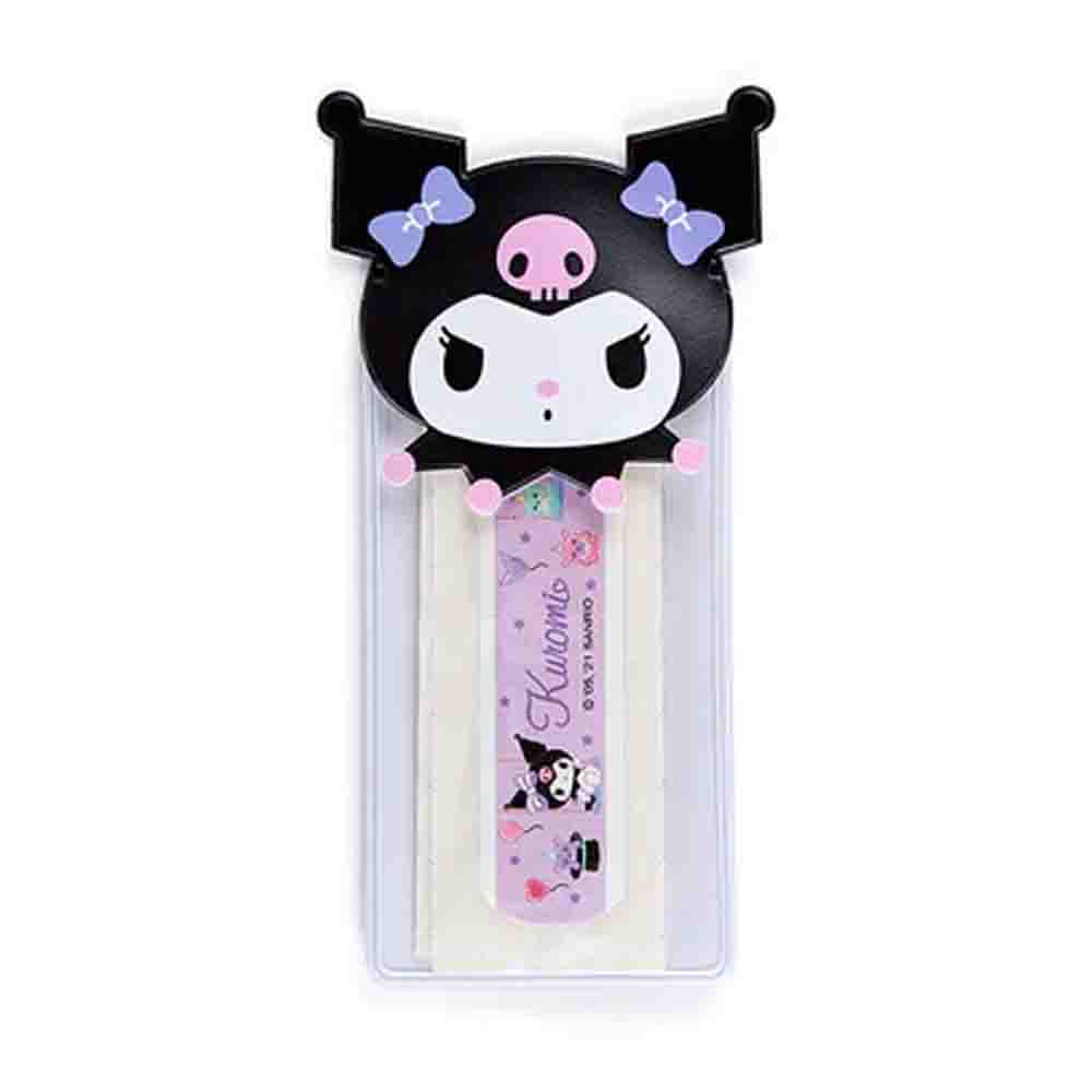 SANRIO Adhesive Bandages 10pcs with Case - Kuromi