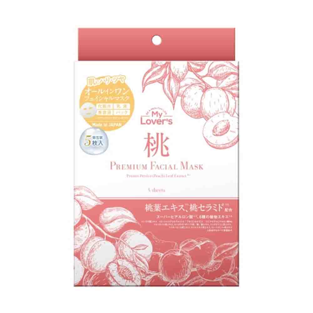 Infinity MyLover's Peach Premium Facial Mask 5 sheets