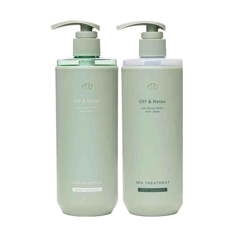OFF & RELAX Spa Deep Cleanse Shampoo & Treatment Set 460ml+460ml
