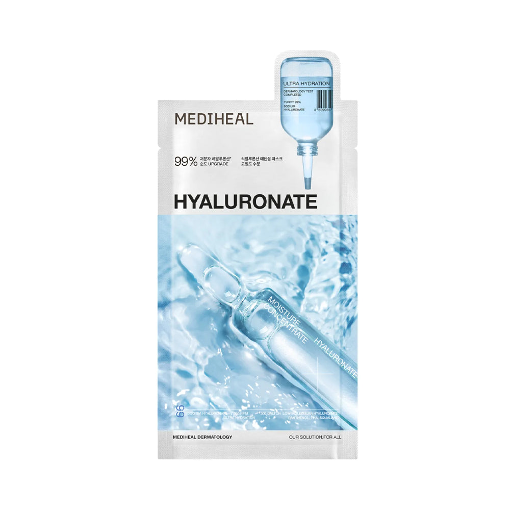 [JAPAN VERSION]MEDIHEAL Hyaluronate Essential Mask Sheet Ultra Hydration 4Pcs