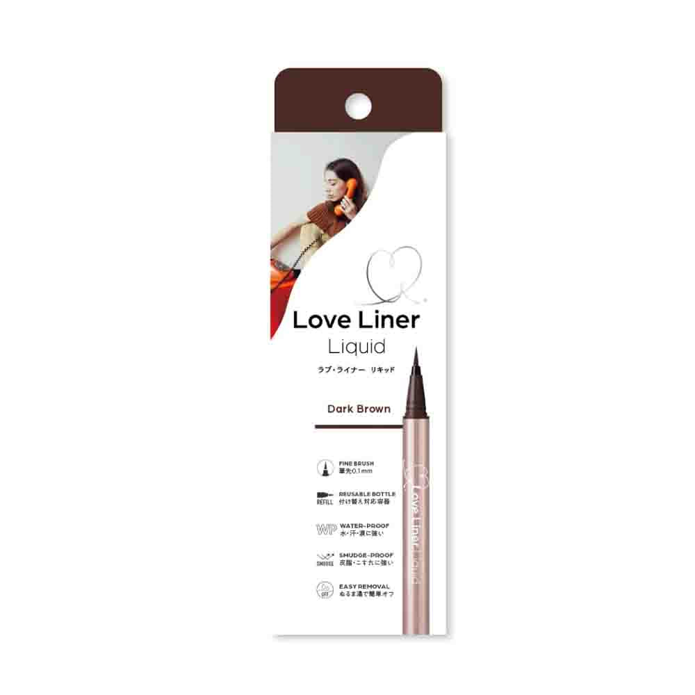 [NEW VERSION]LOVE LINER Waterproof Liquid Eyeliner - Dark  Brown