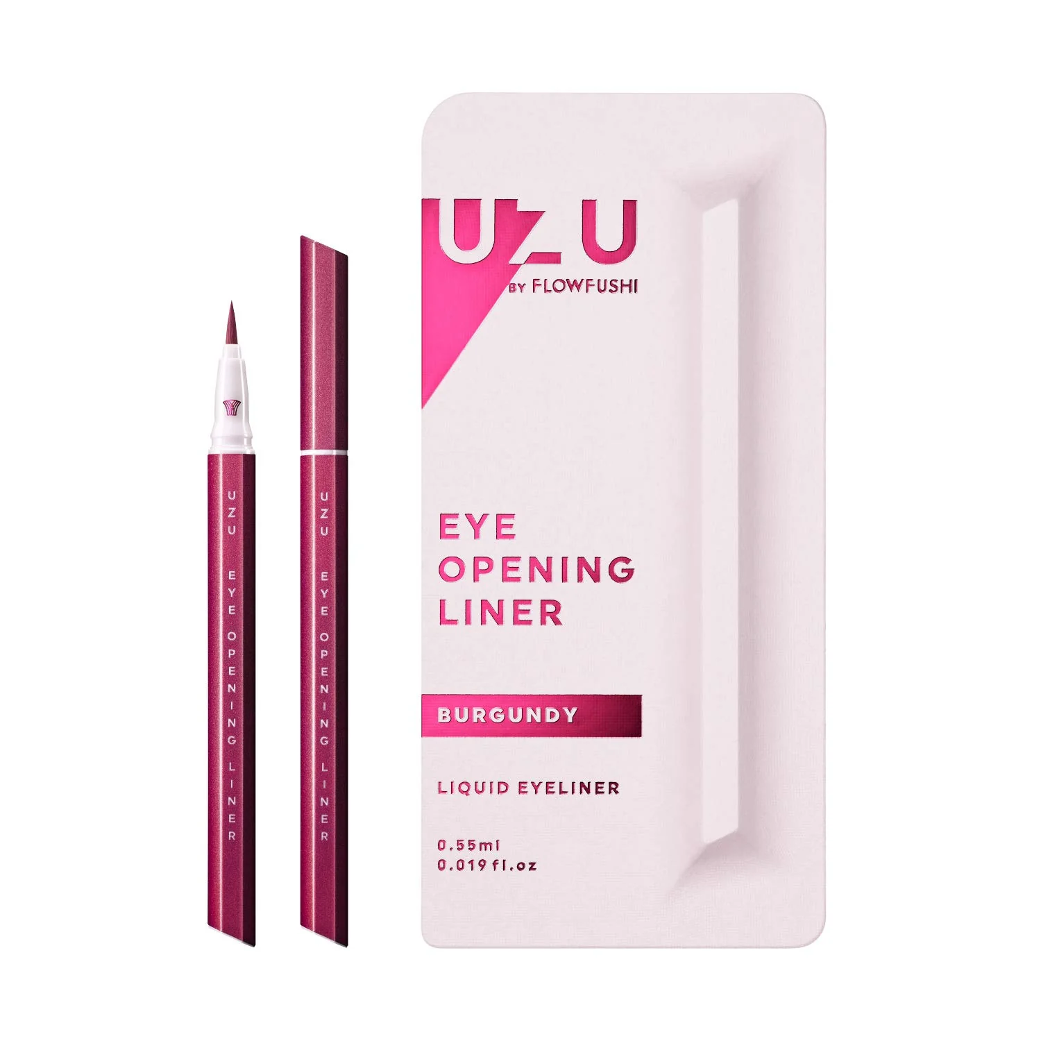 UZU By FLOWFUSHI Eye Opening Liner Liquid Eyeliner (Burgundy) 0.55ml