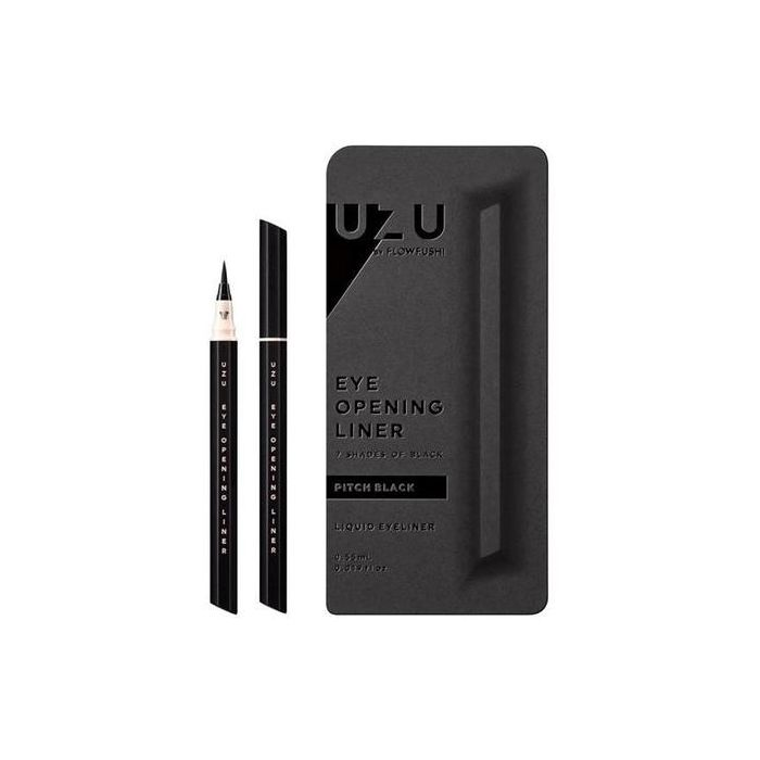 UZU By FLOWFUSHI Eye Opening Liner Liquid Eyeliner 7 Shades of Black (Navy Black)