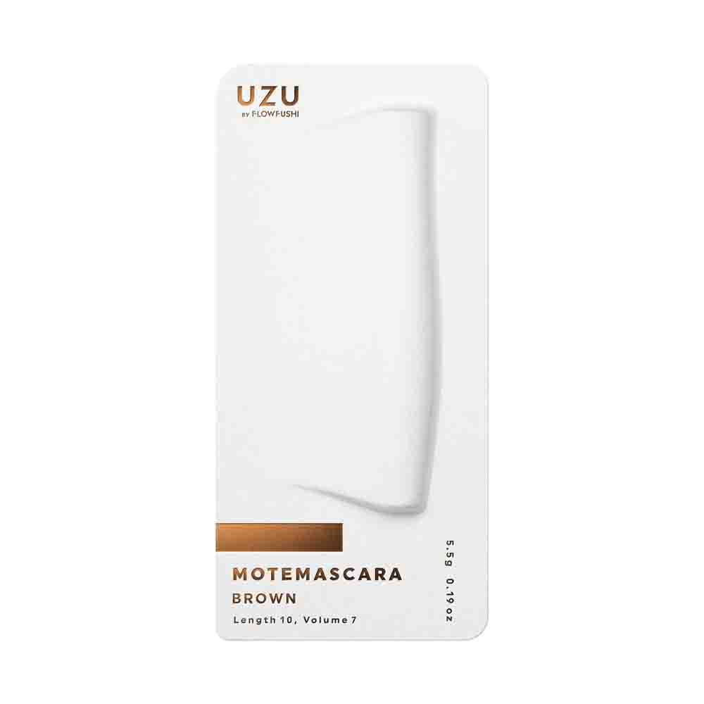 UZU By FLOWFUSHI Mote Waterproof Mascara #Brown