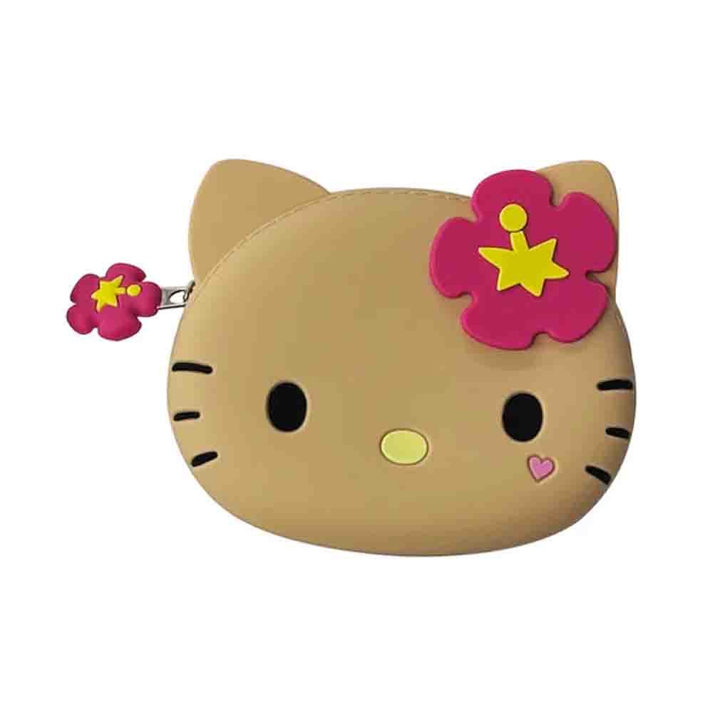 SANRIO Hello Kitty 90s Silicone Pouch Tan