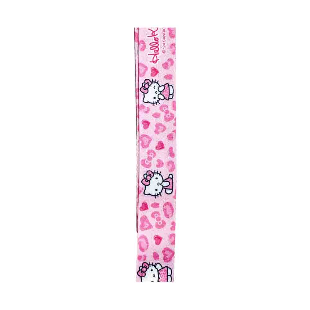 SANRIO Hello Kitty 90s Neck Strap Leopard Pink