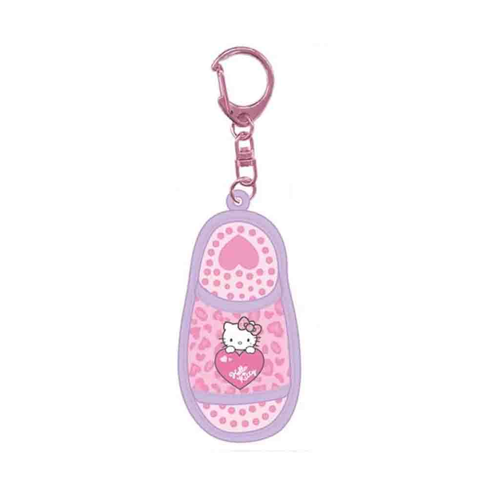 SANRIO TCP Hello Kitty Mini Sandal Key Holder Leopard (Pink)