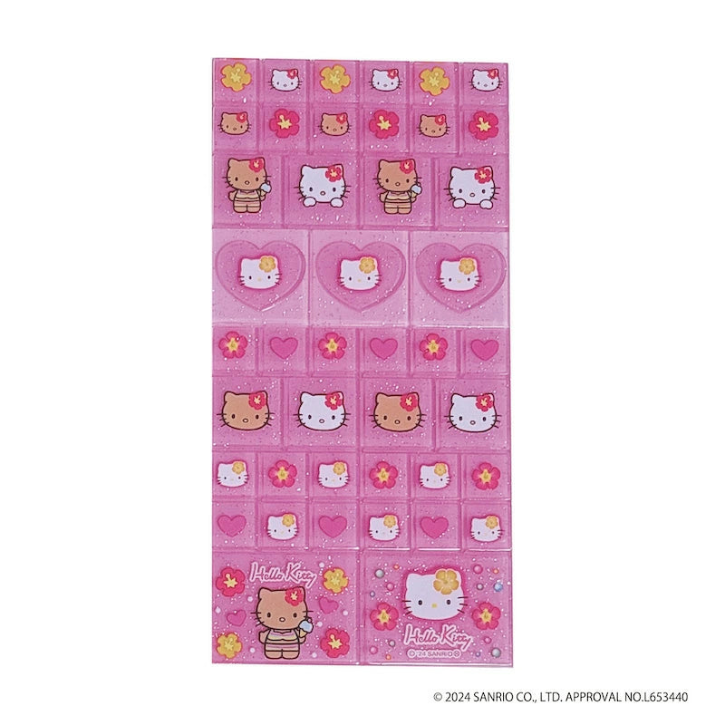 SANRIO 90s Tile Sticker - Hello Kitty / Gogo Gal Collection Leopard Pink