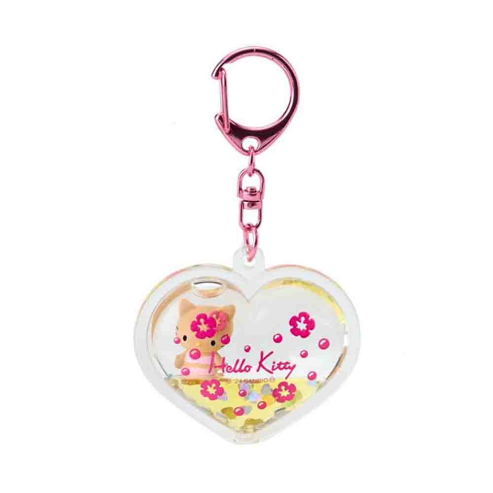 SANRIO Gal Dome Keychain - Hello Kitty / Gogo Gal Collection Tan