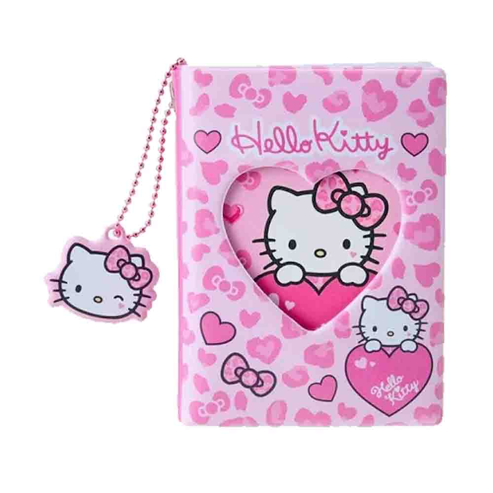 SANRIO 90s Collect Card Album - Hello Kitty / Gogo Gal Collection Leopard Pink