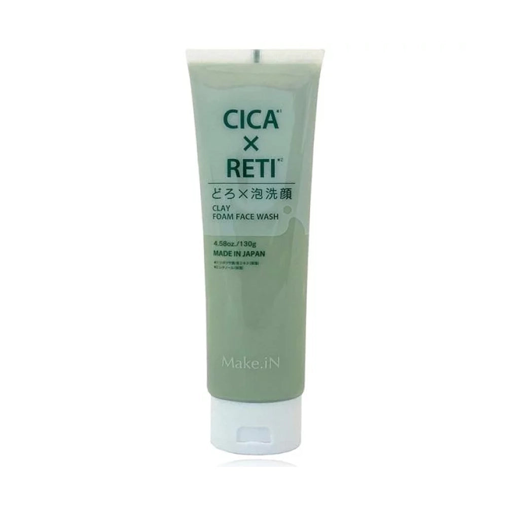 Make.In CICA × RETI Clay Foam Face Wash 130g