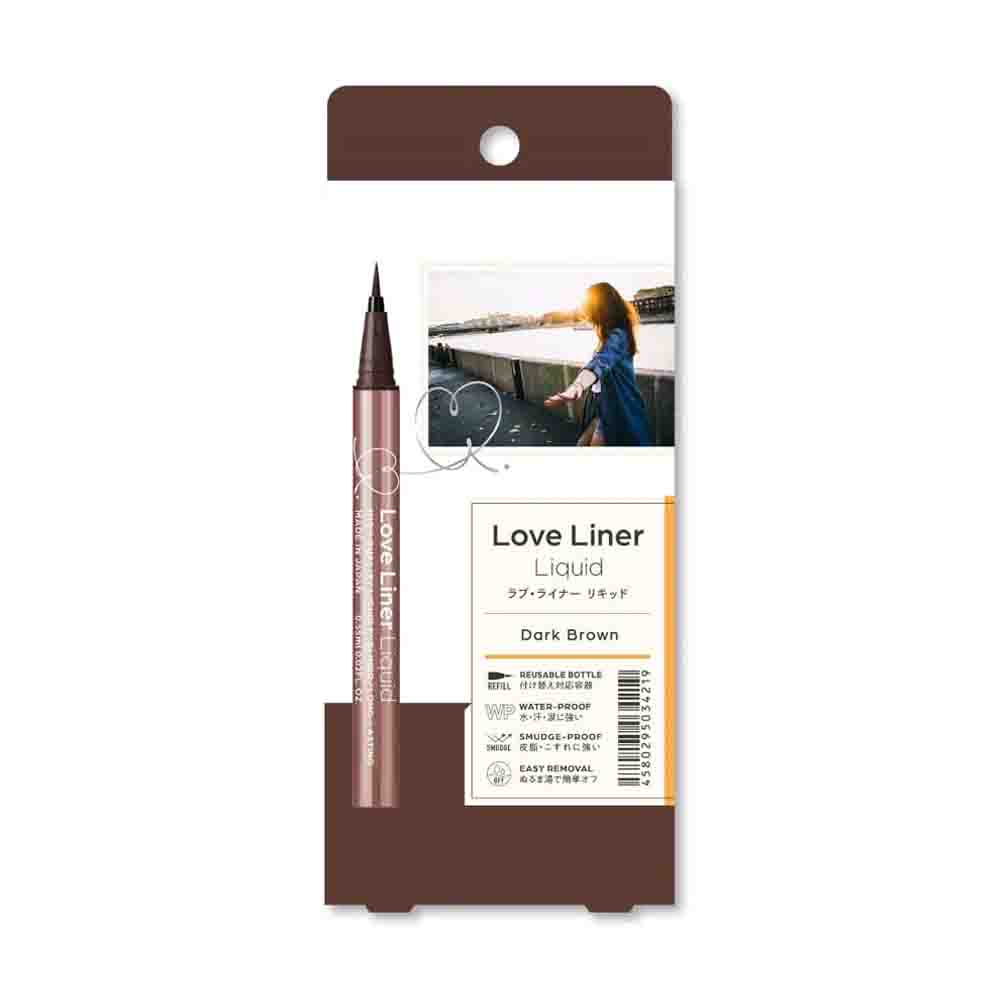 LOVE LINER liquid eyeliner R4 dark brown 0.55ml