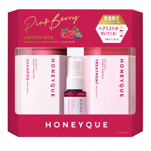 HONEYQUE Limited Edition Set Deep Repair Shampoo Treatment Mini Hair Mist Set