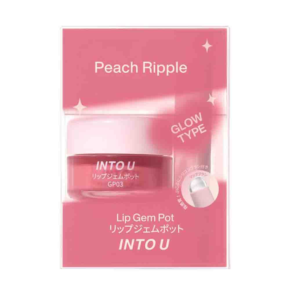 INTO U Lip Gem Pot – GP03 Peach Ripple (Glow Type)