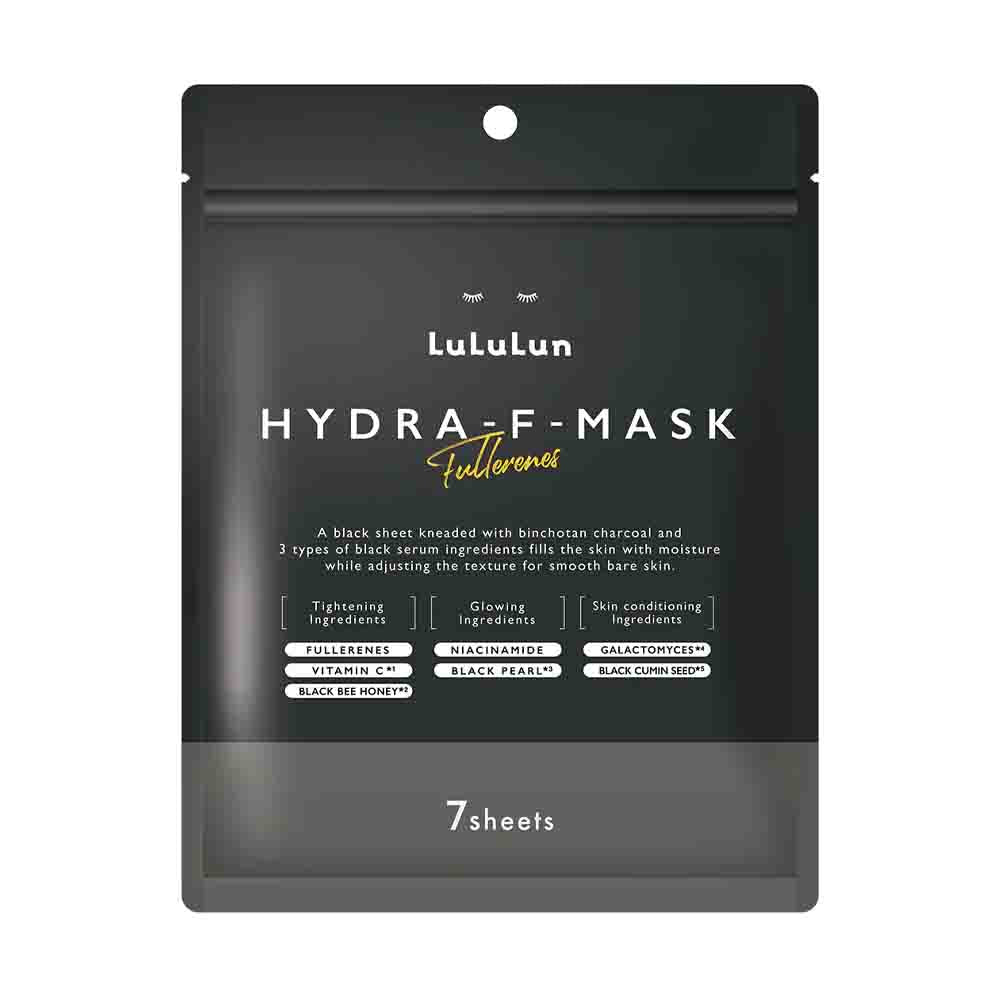 Lululun Hydra-F Facial Mask Fullerenes (Pore Care) 7Pcs