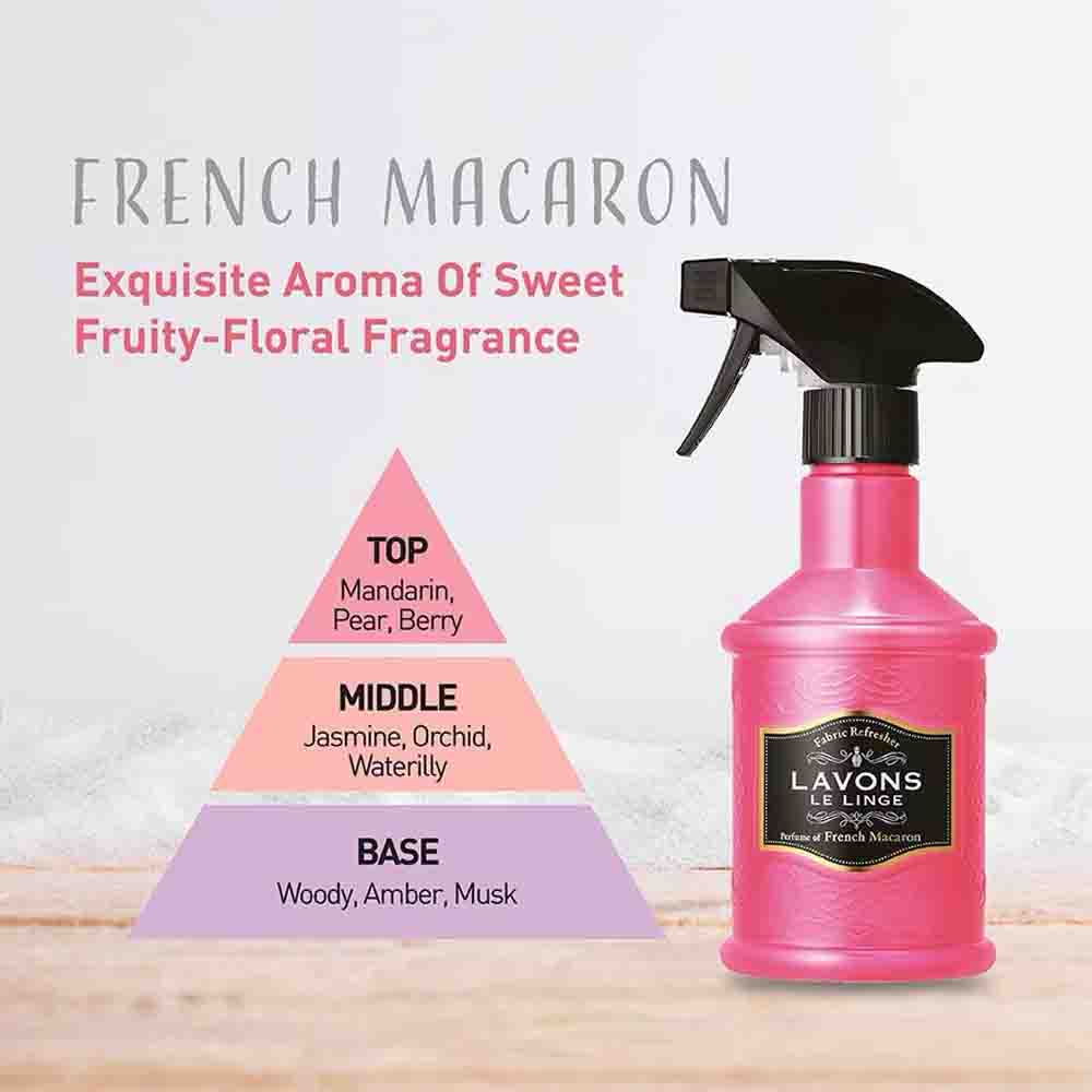 LAVONS Fabric Mist French Macaron Scent 370 ml