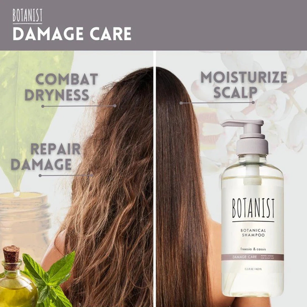 BOTANIST Botanical Damage Care Shampoo - Freesia & Cassis illat 460ml