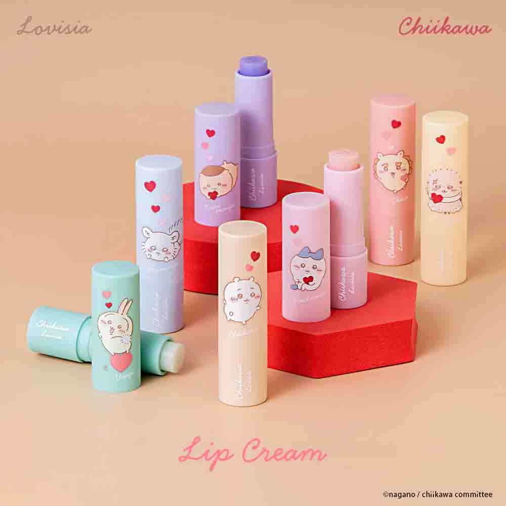 Chiikawa Lip Cream Heart Series (Hachiware)