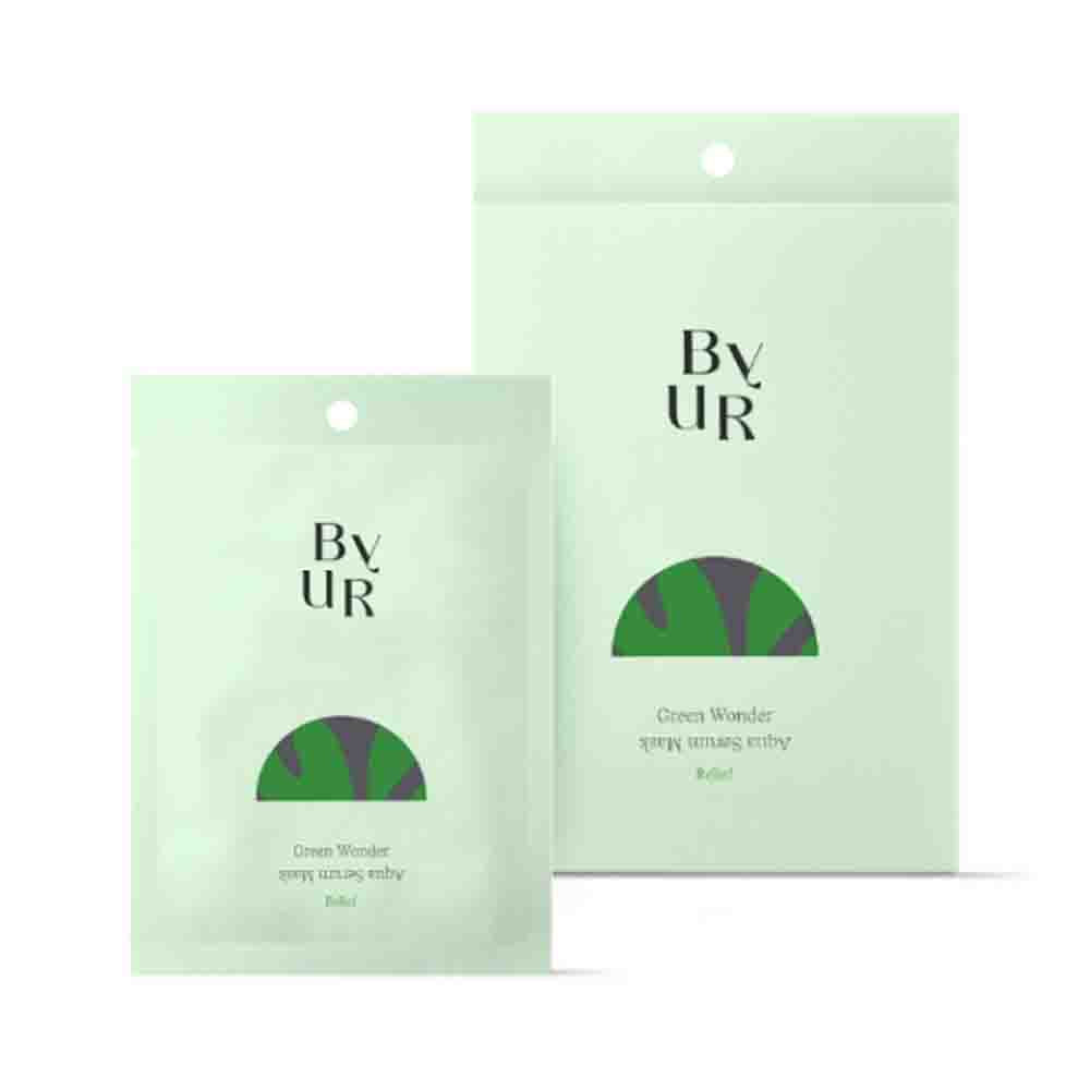 ByUR Green Wonder Aqua Serum Mask 4Pcs