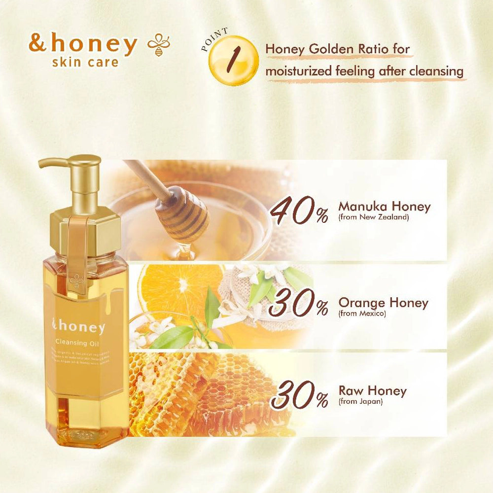 &Honey Cleansing Oil 180ml