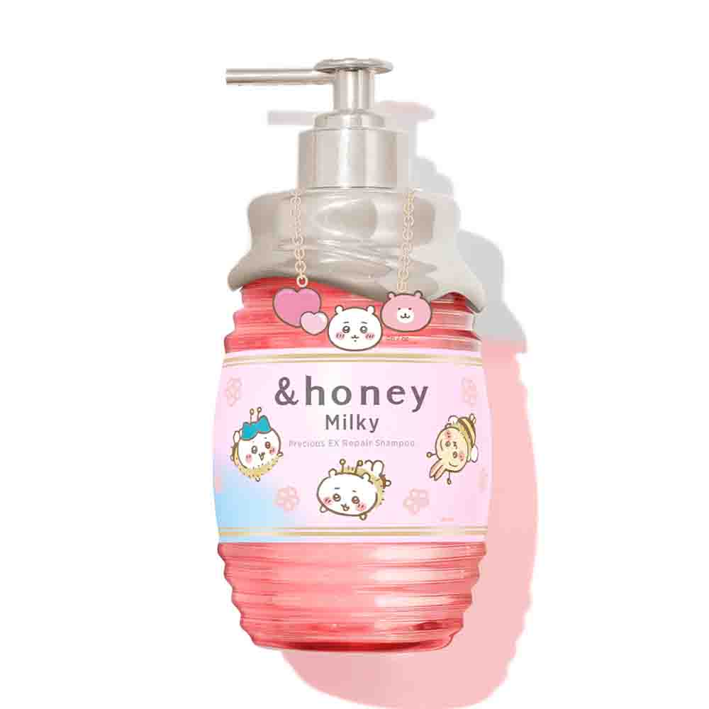 [LIMITED SET-Chiikawa]&Honey Milky Precious EX Repair Shampoo & Hair Treatment Set