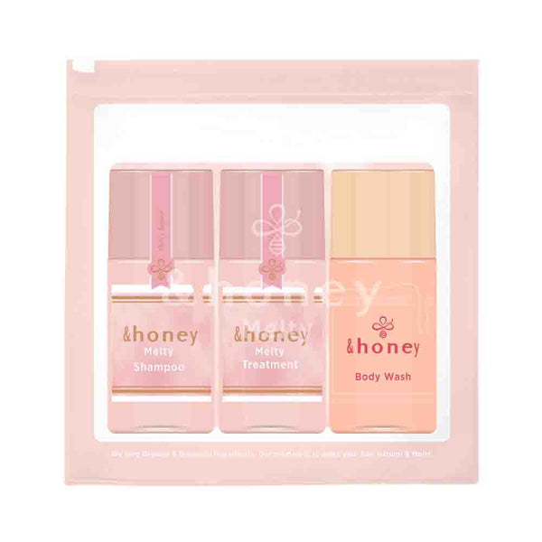 &Honey Melty Travel Mini 3-Piece Set
