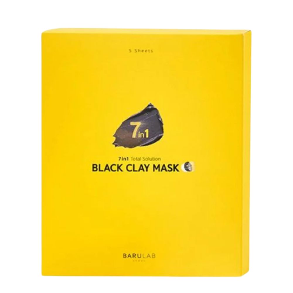 BARULAB Black Clay Mask 5Pcs