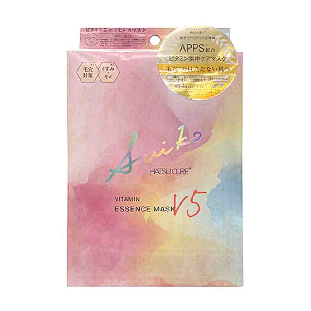 SUIKO HATSUCURE Vitamin 5 Essence Mask 3Sheets