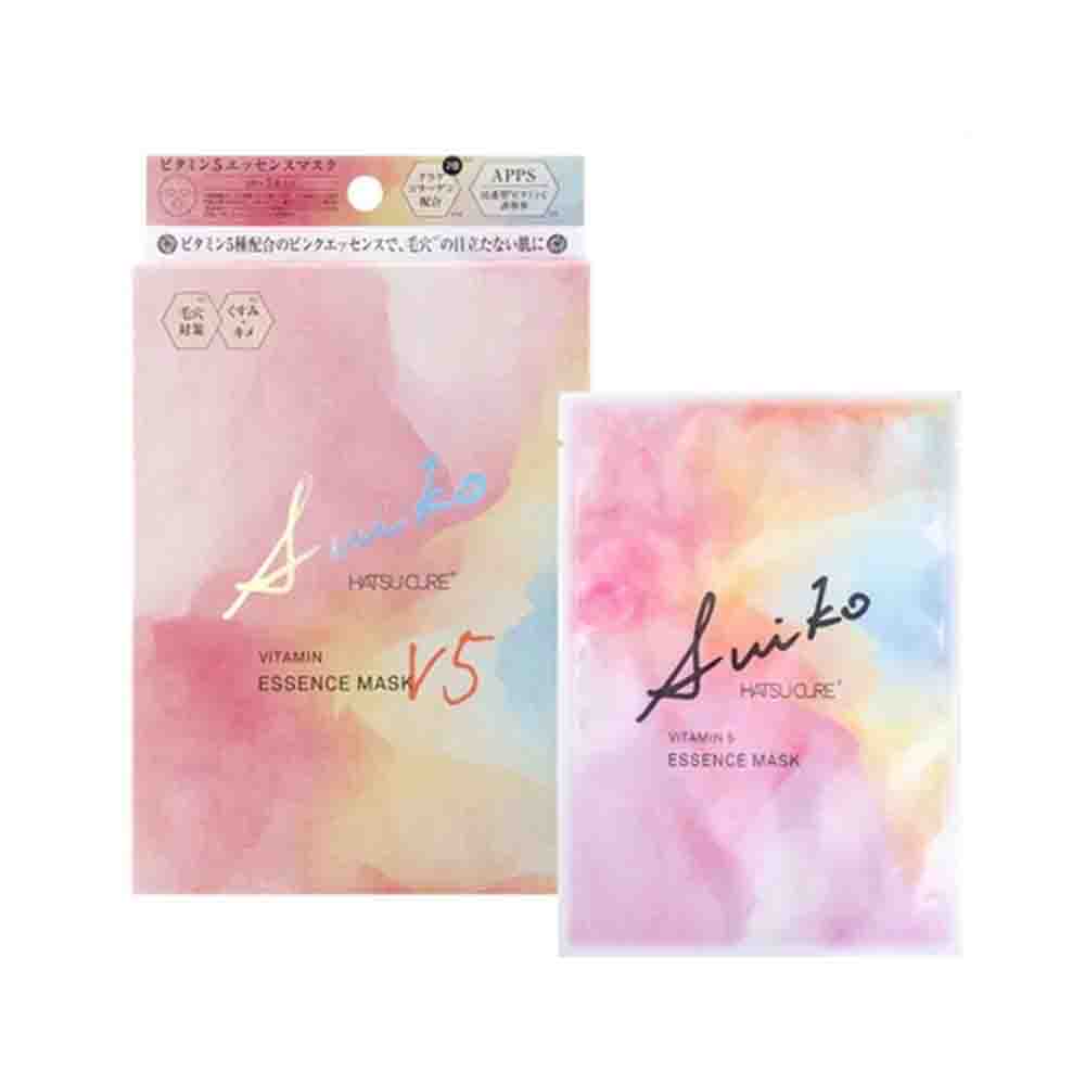 SUIKO HATSUCURE Vitamin 5 Essence Mask 3Sheets