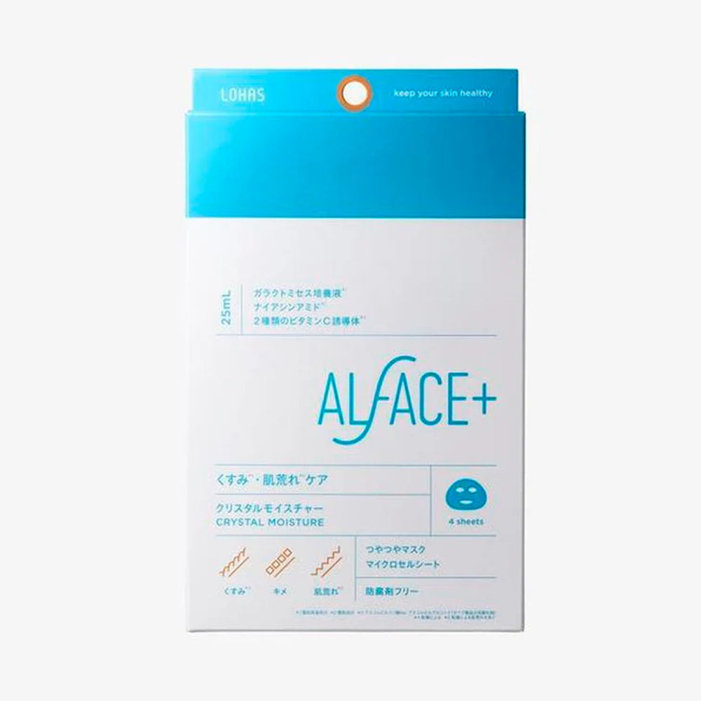 ALFACE+ Crystal Moisture Mask 4Pcs