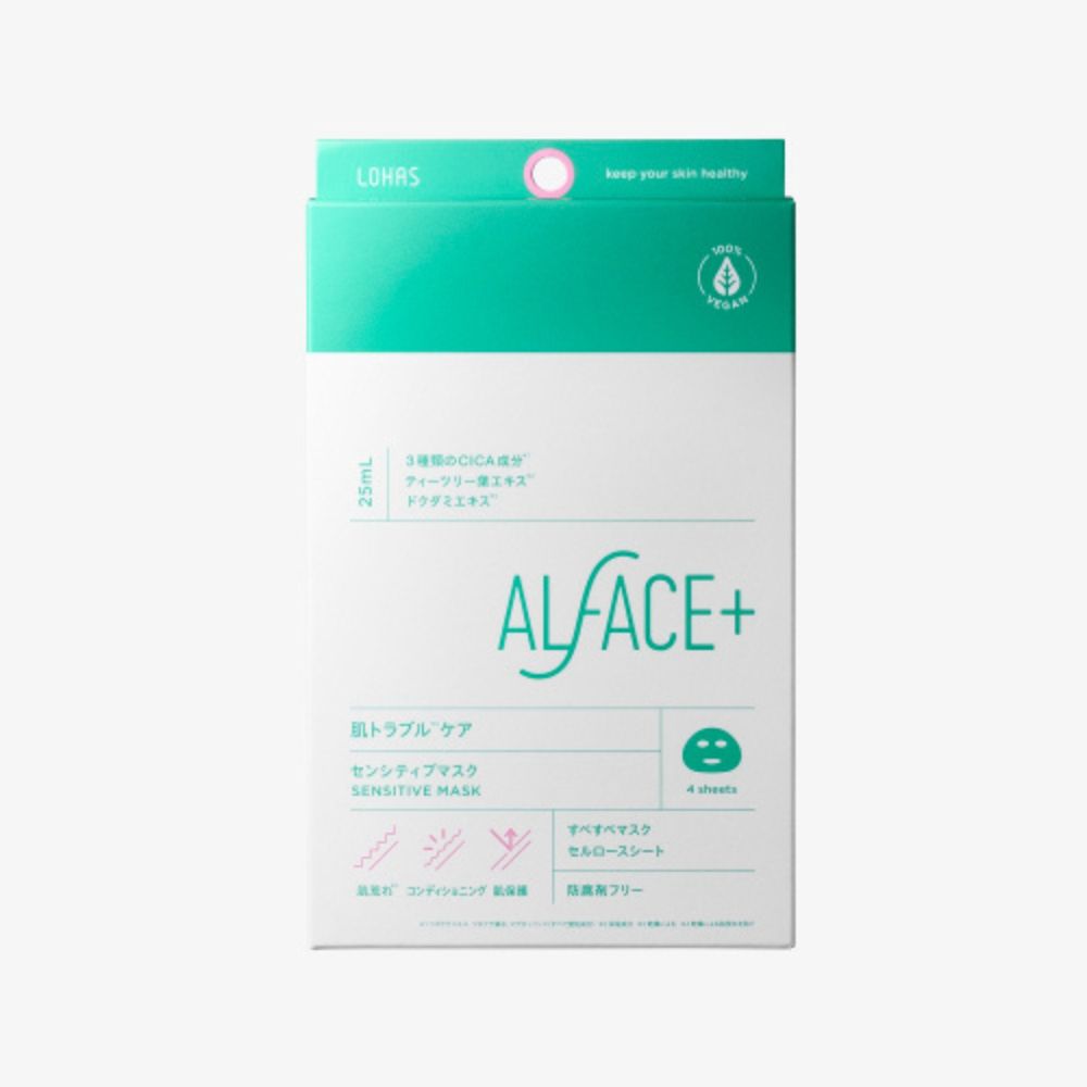 ALFACE+ Sensitive Moisture Mask 4Pcs