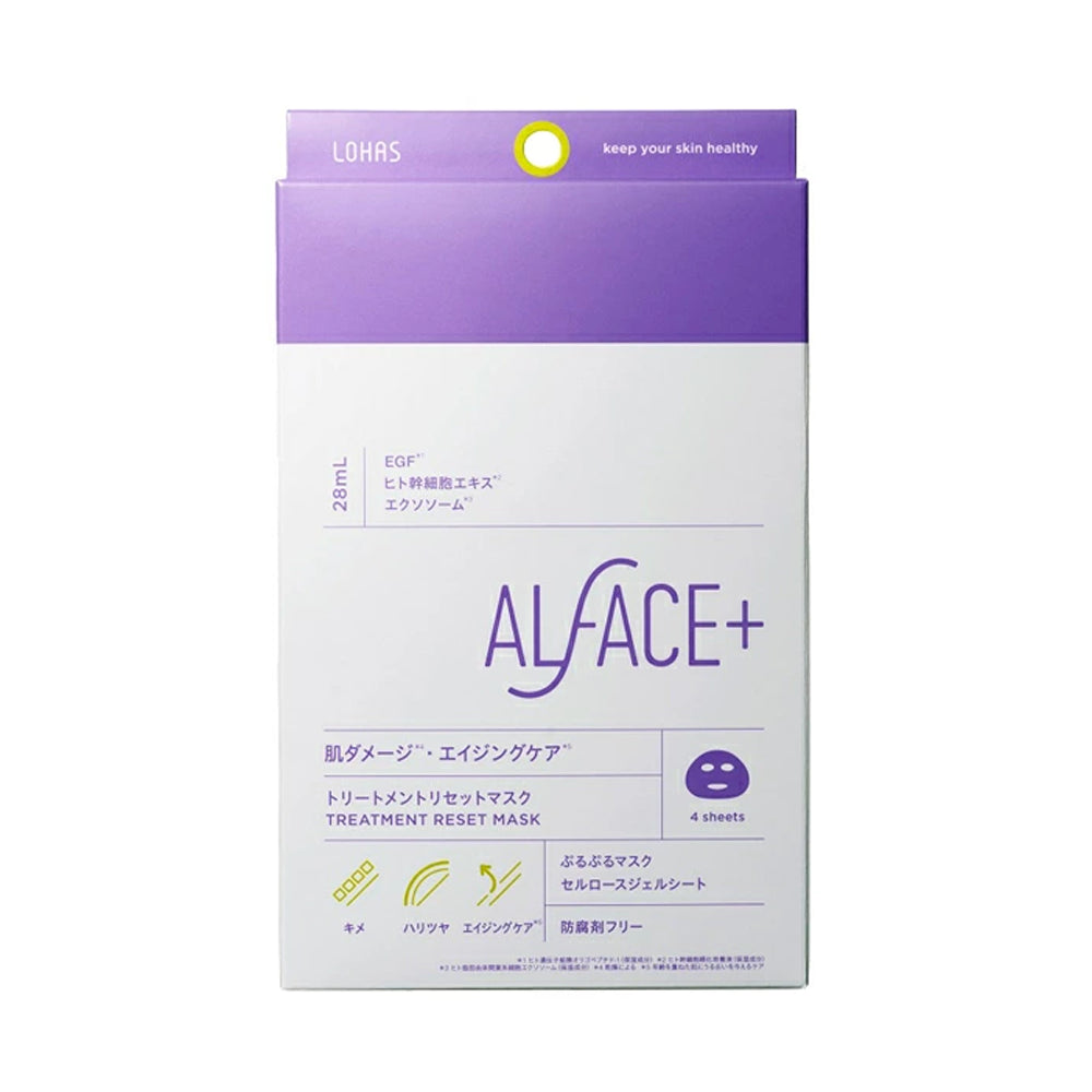 ALFACE+ Treatment Reset Mask 4Pcs