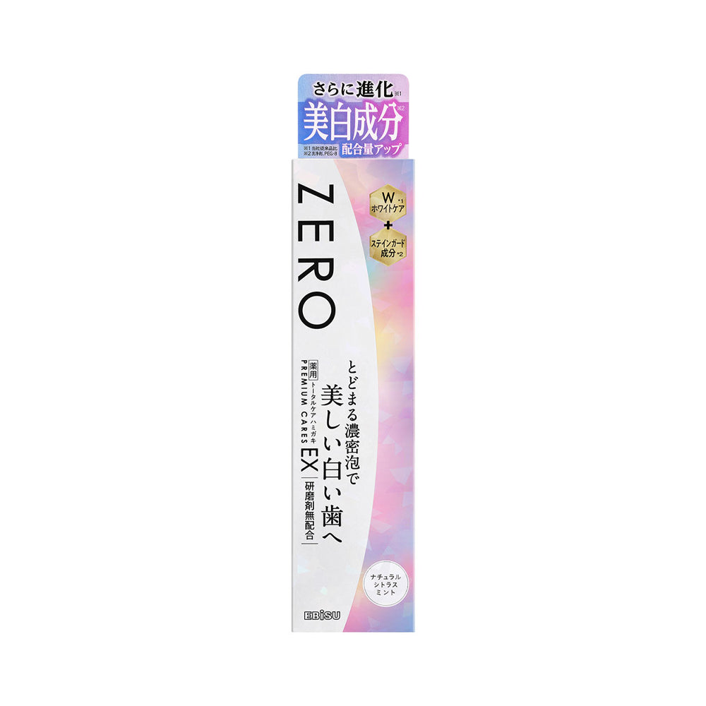 EBISU ZER0 Premium Care EX Whitening Toothpaste 90g