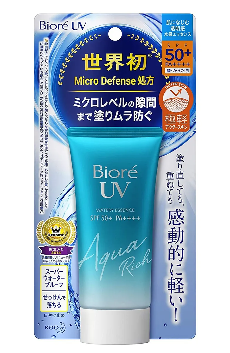 KAO Biore UV Aqua Rich Watery Essence SPF50 PA ++++ 50g