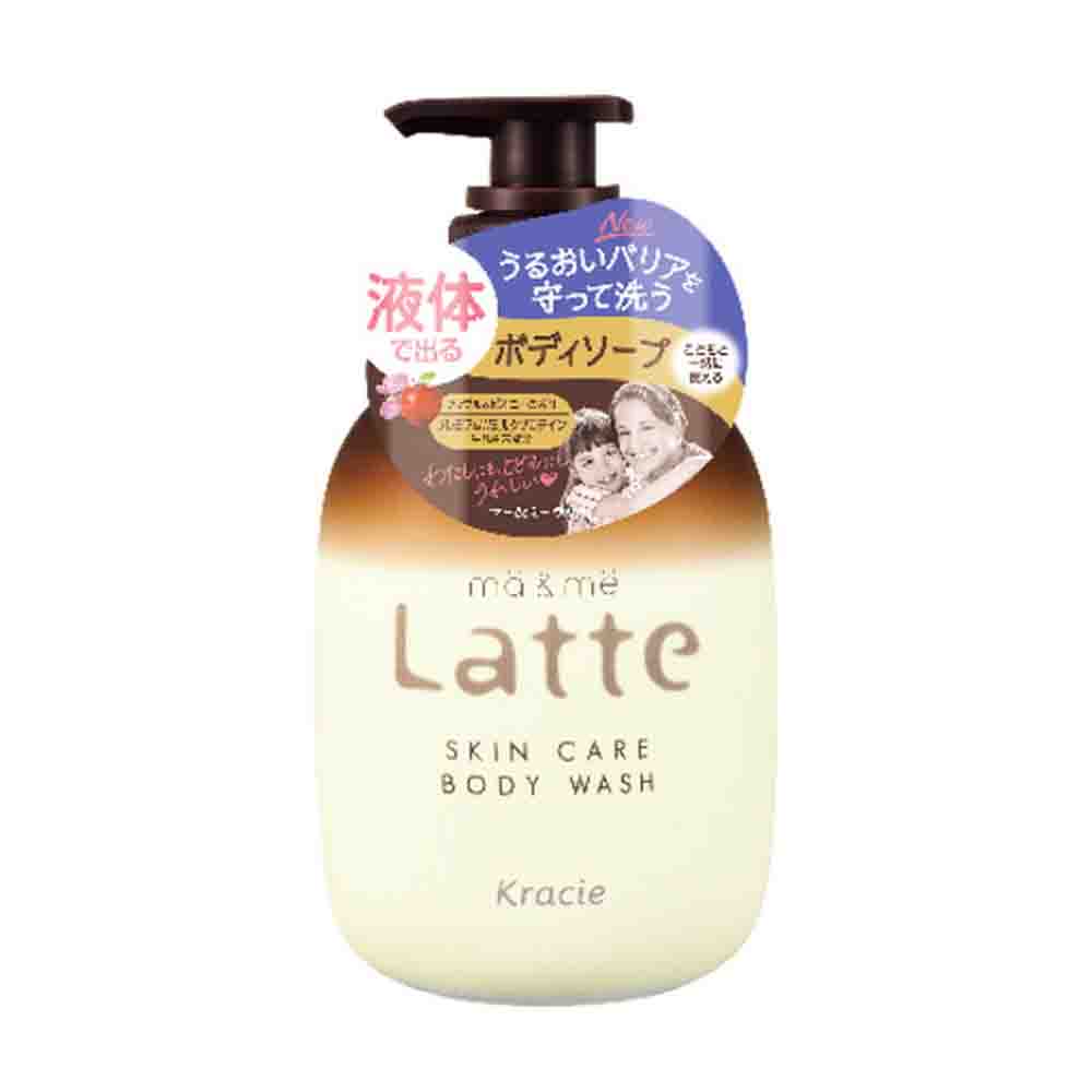 Kracie ma & me Latte Skin Care Body Wash 490ml