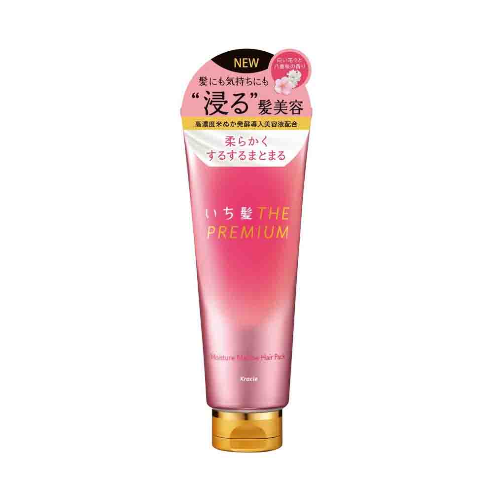 KRACIE Ichikami  THE PREMIUM Moisture Mellow Hair Mask 180g