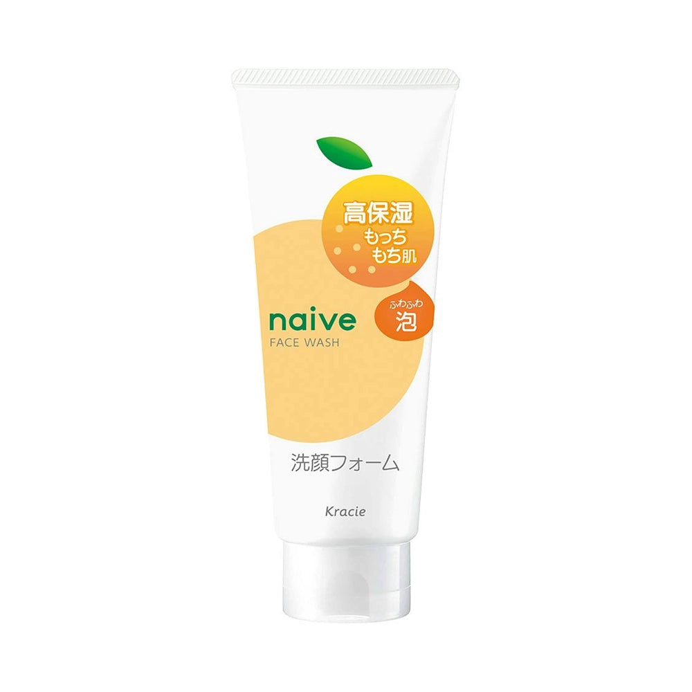 Kracie Naive Moisturizing Facial Cleansing Foam with Yuzu Seed Oil 120g