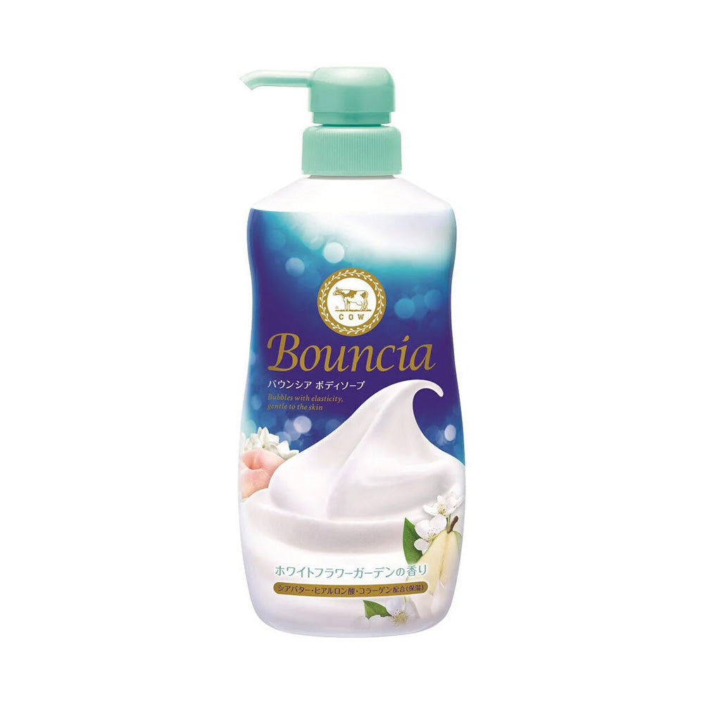 COW BOUNCIA Milk Moisture Body Soap (White Flower Garden Scent) 480ml