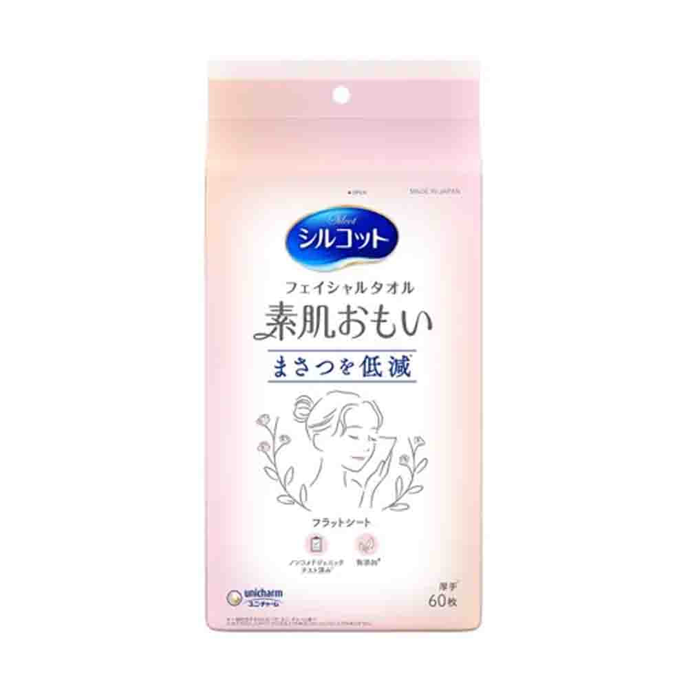 Unicharm Silcot Facial Towel 60 sheets