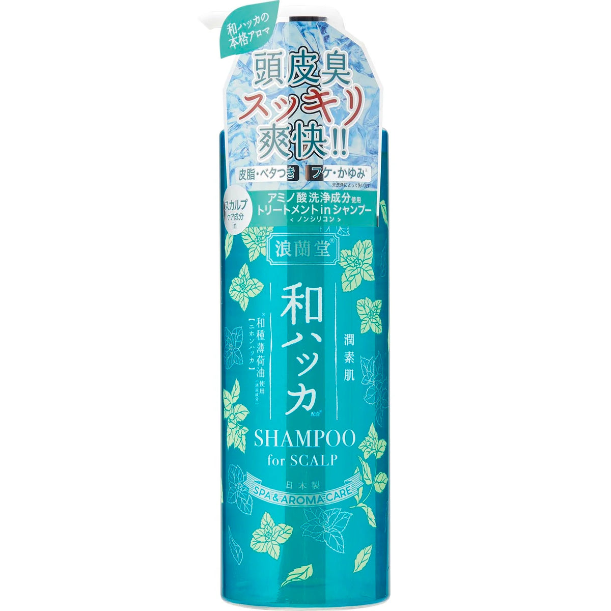 Junsohada Japanese Peppermint Scalp Shampoo 485ml