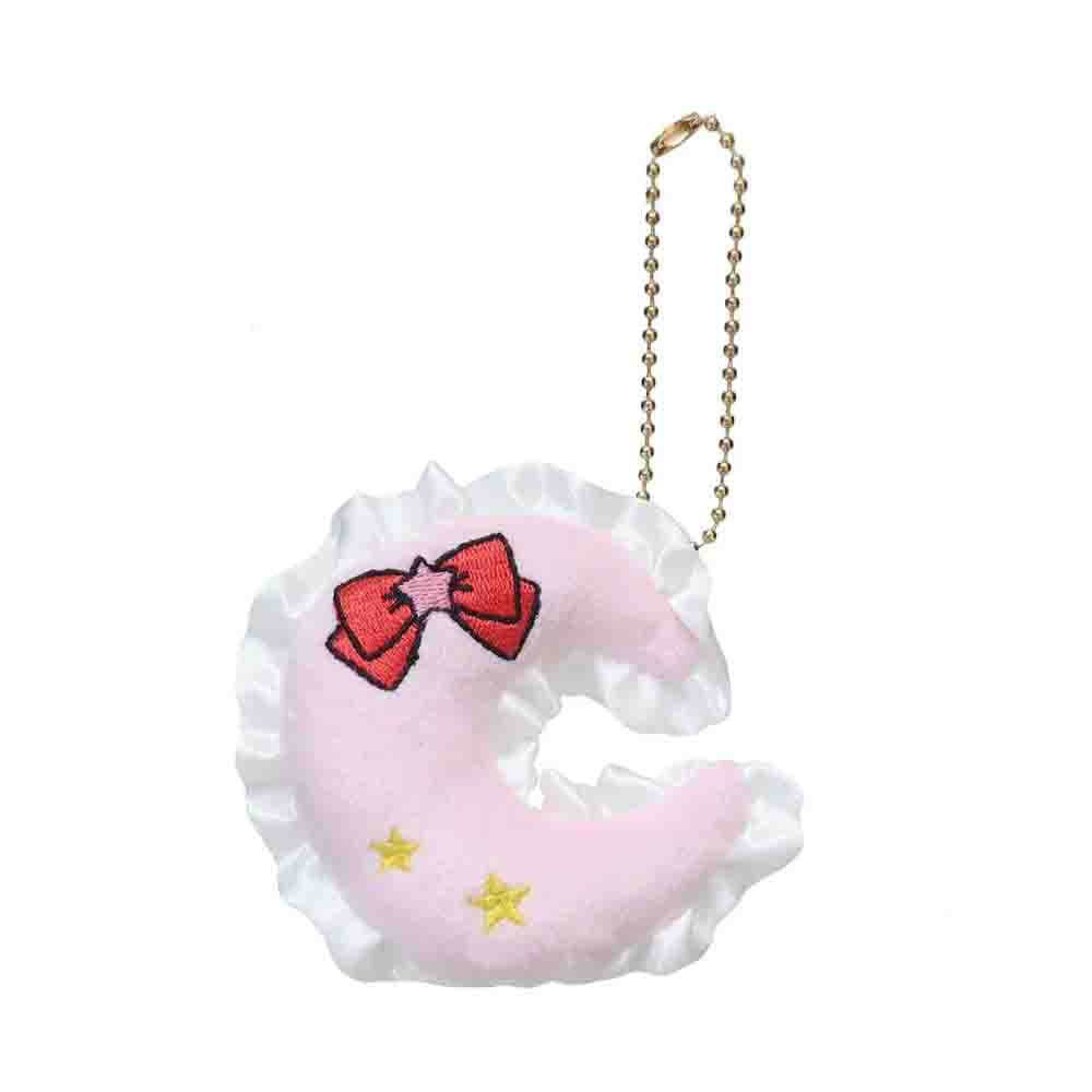 Sailor Moon Series x Sanrio Characters Cushion Shaped Key Chain (Light Pink)