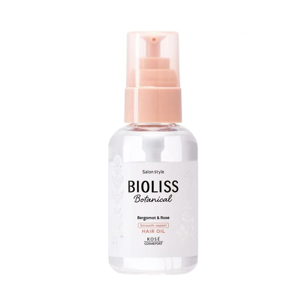 KOSE BIOLISS Botanical Smooth Repair Hair Oil (Bergamot & Rose) 80ml