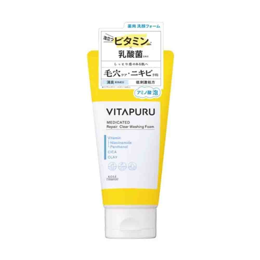 KOSE VITAPURU Repair Clear Washing Foam 130g